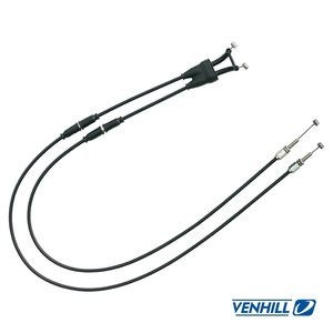 Venhill Throttle Wire, BLACK, Kawasaki 19-20 KX450