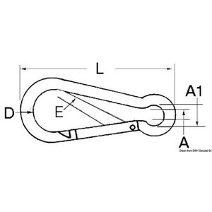 Osculati S.S carbine haka silmällä 7mm