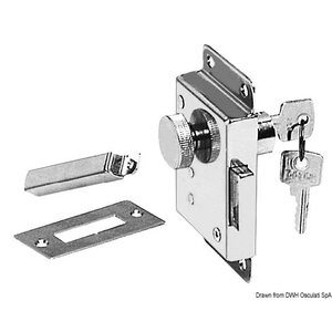 Osculati Ch.brass lock right 30 mm