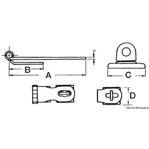 Osculati Kansilukko 91x29mm