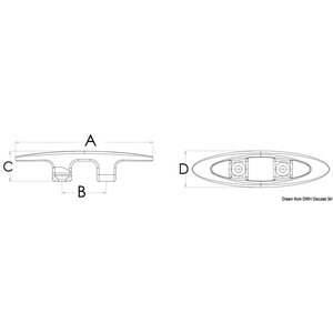 Osculati Pollari SS Opaart 160 mm