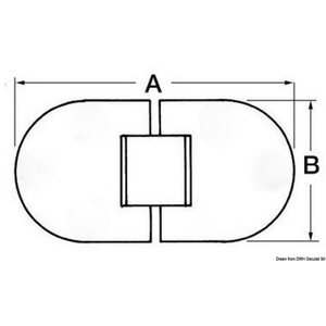 Osculati S.S Sarana 50x38 mm