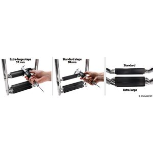 Osculati Step ladder under platform 4 steps XL