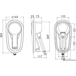 Osculati Adriana recess-fit shower enclosure