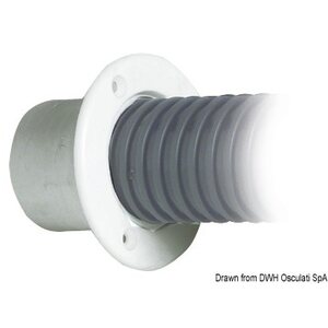 Osculati Cables PVC flexible pipe white (10 mt roll)