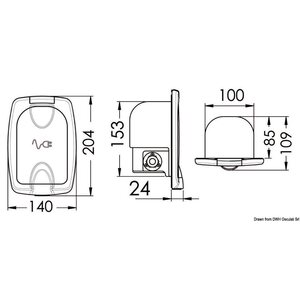 Osculati Removable socket