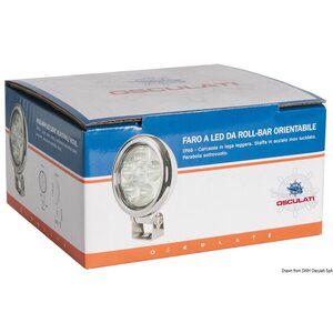 Osculati Roll-bar adjust. HD LED-light 110W 12/24V 10°/45°