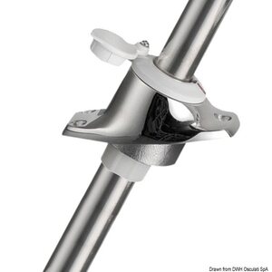 Osculati Telescopic sloped pole white 100cm
