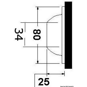 Osculati Underwater led valoheitin 5W
