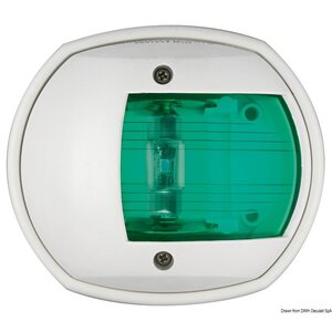 Osculati Kulkuvalo LED Compact 12 valkoinen - vihreä