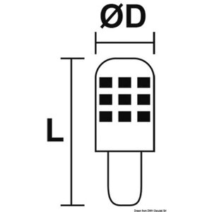 Osculati Led Poltin 12/24V