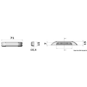Osculati Ledvalo 4+4 sininen
