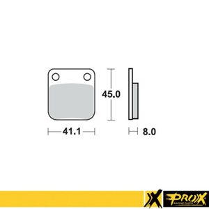 ProX Jarrupalasarja Taakse KX65 '00-16 + RM65 '03-05