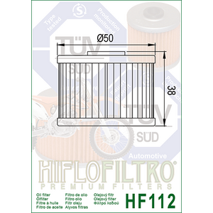 HiFlo öljynsuodatin HF112