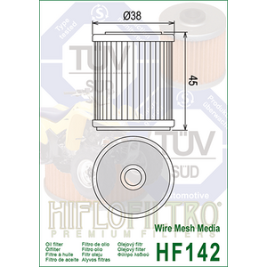 HiFlo öljynsuodatin HF142