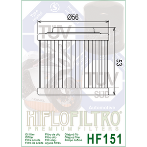 HiFlo öljynsuodatin HF151