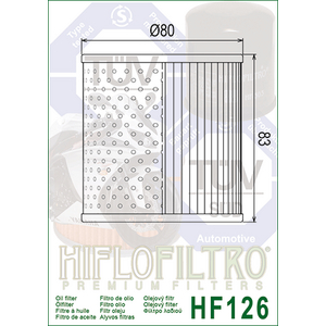 HiFlo öljynsuodatin HF126