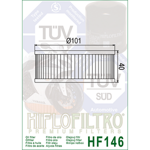 HiFlo öljynsuodatin HF146