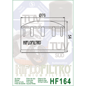 HiFlo öljynsuodatin HF164