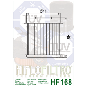 HiFlo öljynsuodatin HF168