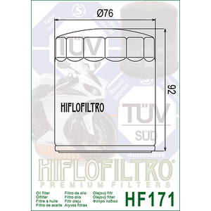 HiFlo öljynsuodatin HF171C Kromi