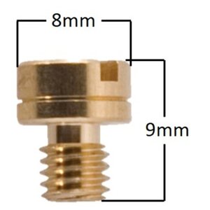 Main Jet # 50 , Round, Fits: Mikuni