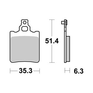 SBS Brakepads Ceramic (574HF)