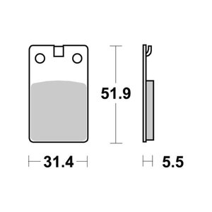 SBS Brakepads Ceramic (595HF)