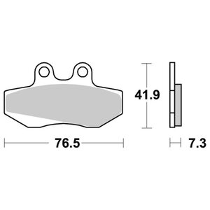SBS Brakepads Ceramic (652HF)