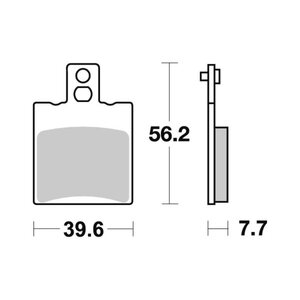 SBS Brakepads Ceramic (744HF)