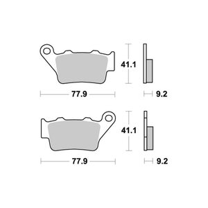 SBS Jarrupalat Sintered Offroad