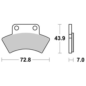 SBS Jarrupalat Sintered Offroad