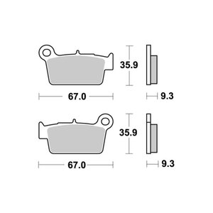 SBS Jarrupalat Racing Sintered