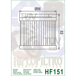 HiFlo öljynsuodatin HF151