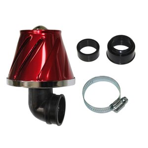 Tec-X Air filter, EVO I, Red, Attachment Ø 28/32mm