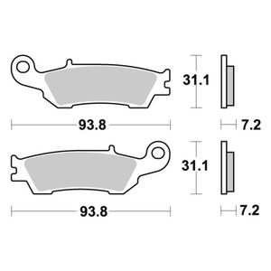 SBS Jarrupalat Racing Sintered