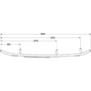 Sno-X Ripper Four Ohjari pari 4" Kovametalli