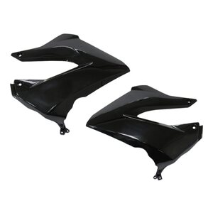 Tec-X Front side cover kit, Black, Derbi Senda 00-08