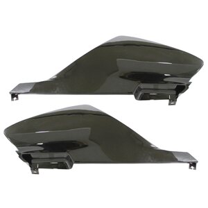 Tec-X Rear side cover kit, Black, Derbi Senda 00-08