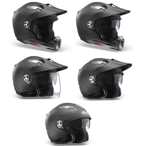 Schuberth SR1 kypärä techno-musta
