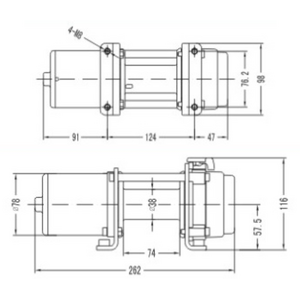 Bronco GEN I WINCH 1500 Wire