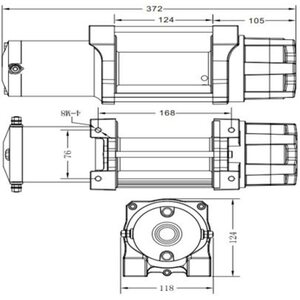 Bronco GEN II WINCH 4500 Wire