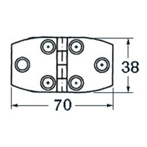 Osculati S.S Sarana 70x38mm