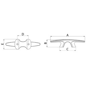Osculati Pollari SS250 mm.