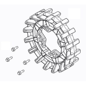 Camso Sprockets 16 teeth 4S, bolt 3/8-16 x 1 1/4