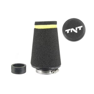 TNT-tuning Ilmansuodatin, Speed, Musta, Kiinitys Ø 28/35mm, Suora