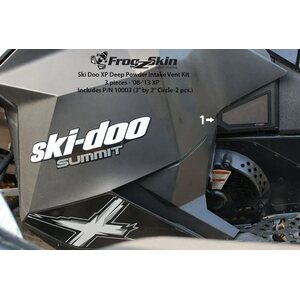 Straightline Performance Frogskinz 2008-11 Ski-doo XP 800R Carb Intake Vent Kit (3pc)