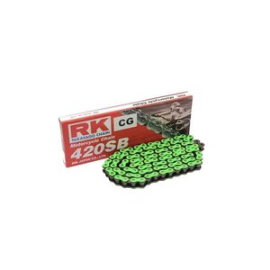 RK Japan 420SB Ketju Vihreä +CL (Jousil.)