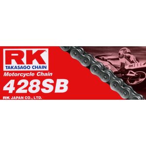 RK Japan 428HSB Ketju Musta +CL (Jousil.)