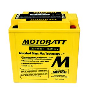 MotoBatt Battery, MB16U